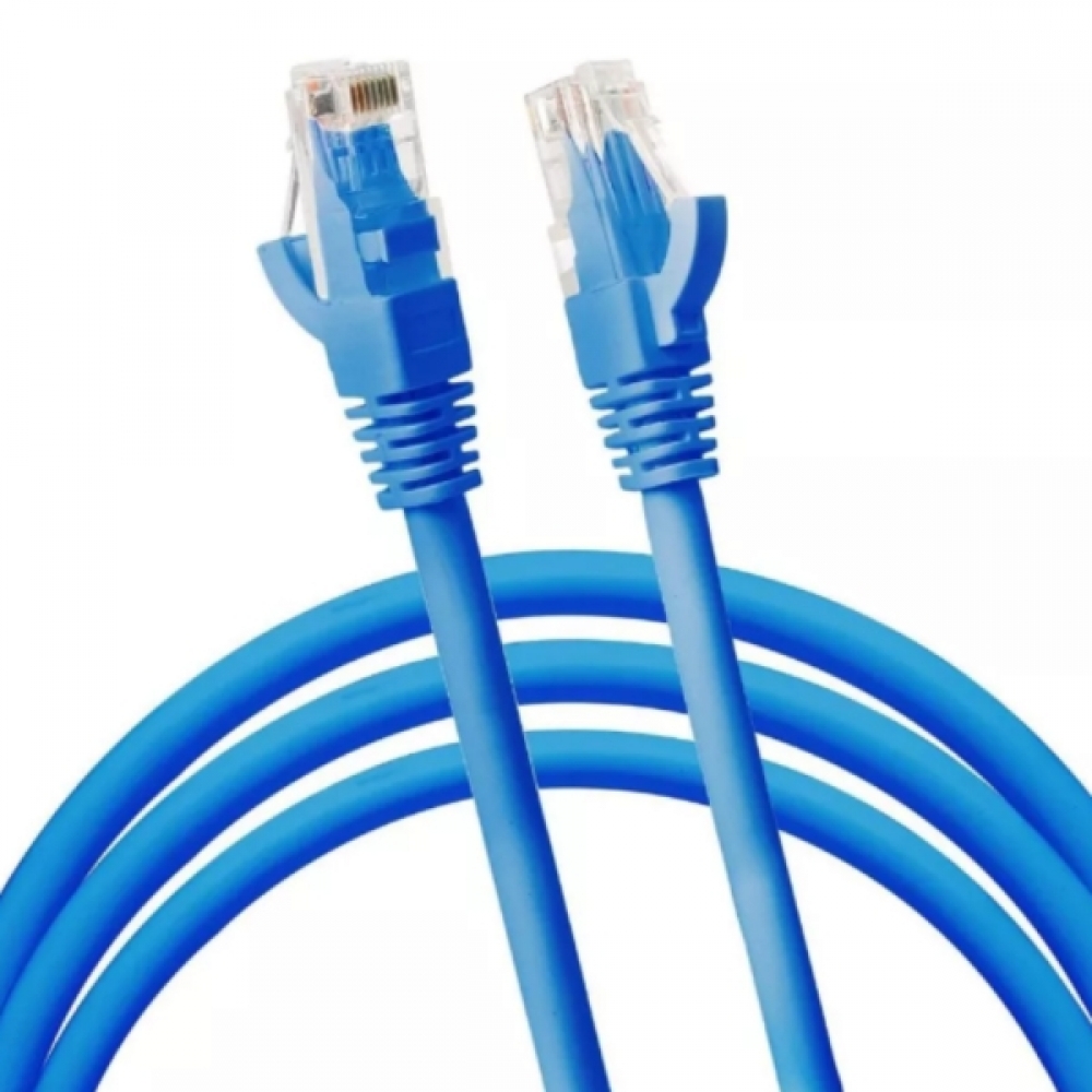 Cabo De Rede Frisado De 3m E internet Externa Com Conector