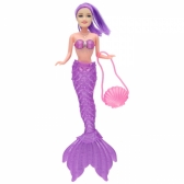 Boneca Brinquedo De Sereia Com Bolsa