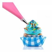 24 Pçs Conjunto De Saco De Confeiteira De Silicone Com Bico