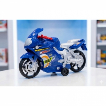 Brinquedo Moto Racer Grande A Friccao