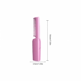 2 em 1 Escova De Alisamento Capilar Alisador De Cabelo Aquecido Recarregável Mini Pente Portátil