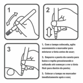 Caneta Branca Pintura Reparadora Tira Riscos Carro Moto