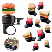 Buzina de Bicicleta Sanduíche Hamburguer Batatas Fritas Acessórios de Chamada Adoráveis Scooter Segurança