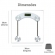 Balança Corporal Digital até 180kg (PROMOÇÃO) Com Vidro Temperado + Bateria