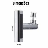 Adaptador Extensor De Torneira 360 Jato Duplo Economiza Água